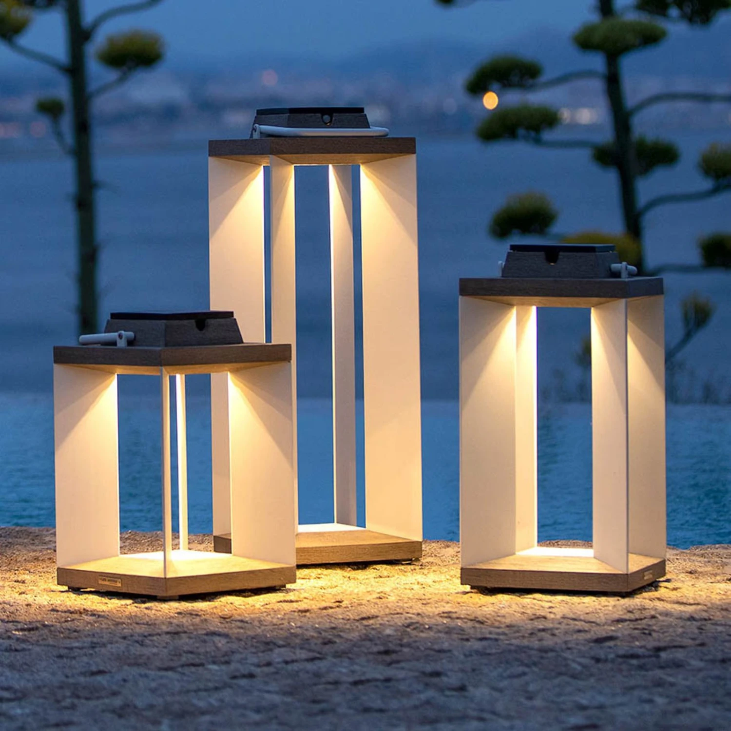 Solarlaterne Teckalu, Duratek/weiß, 45,5cm 9 Solarlaterne Teckalu, Duratek/weiß, 45,5cm – Bild 9