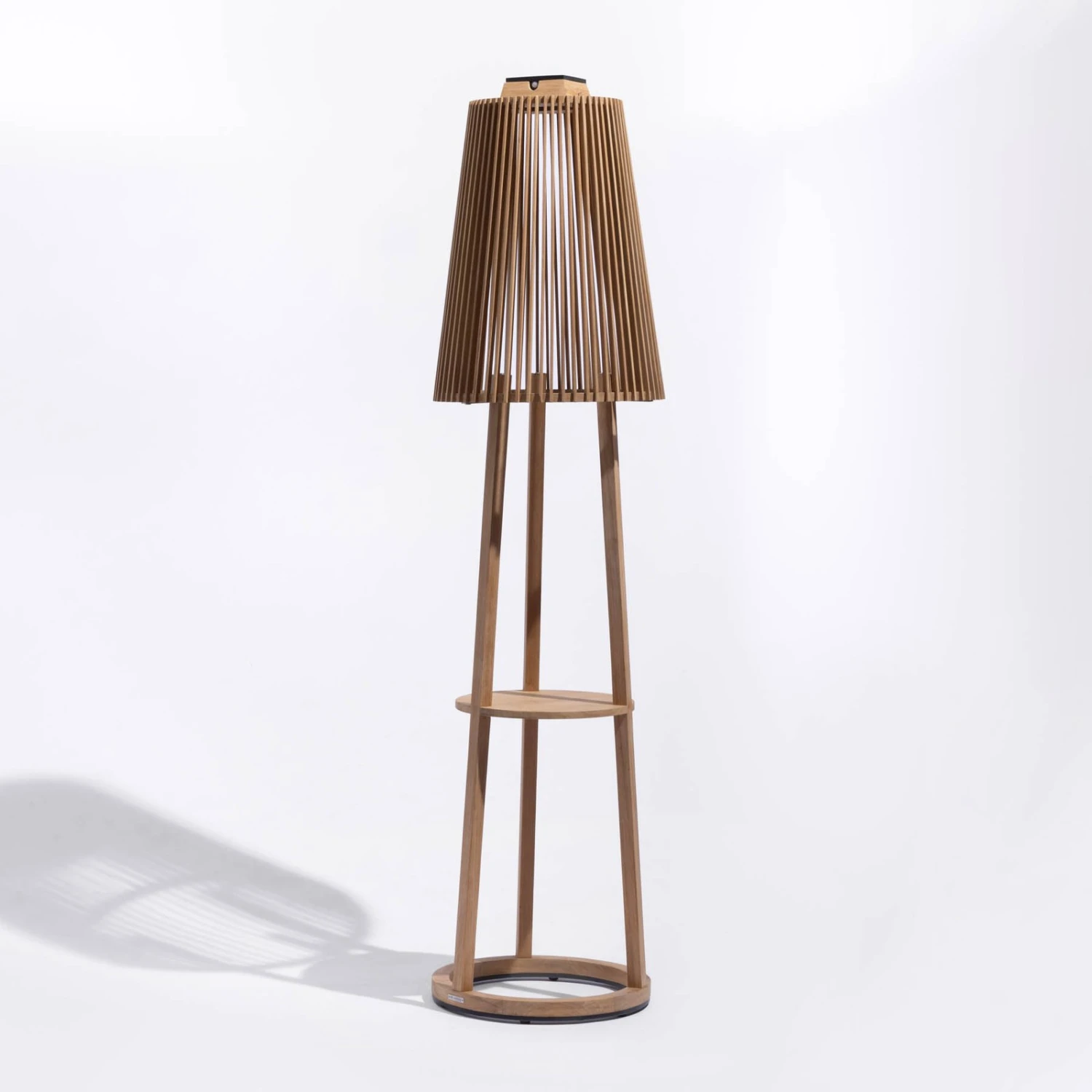 Solar-Stehleuchte Tecka Mit Sensor, Teak 13 Solar-Stehleuchte Tecka Mit Sensor, Teak – Bild 13