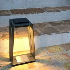 LED-Solarlaterne Skaal Aus Aluminium, 40 Cm, Grau 6 LED-Solarlaterne Skaal Aus Aluminium, 40 Cm, Grau -Paulmann Verkaufsgeschäft 6112060 2