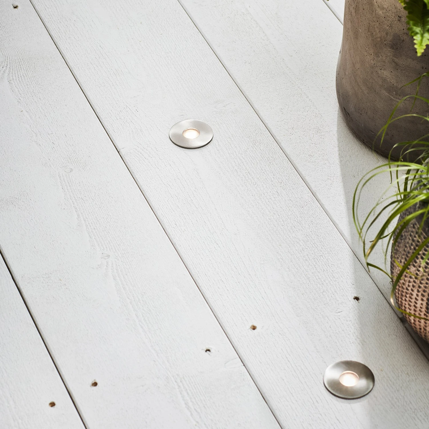 Markslöjd Garden 24 Decklight 3er-Set In Silber, 3x0,8W 2 Markslöjd Garden 24 Decklight 3er-Set In Silber, 3x0,8W – Bild 2