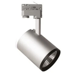 LED-Spot Marco Für 3-Phasen-Schiene Silber 3.000K