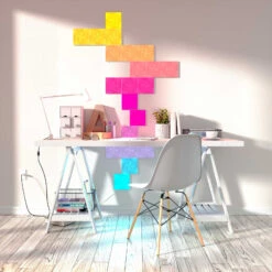 Nanoleaf Canvas Starter Kit Mit 9 Light Panels -Paulmann Verkaufsgeschäft 6730017 8