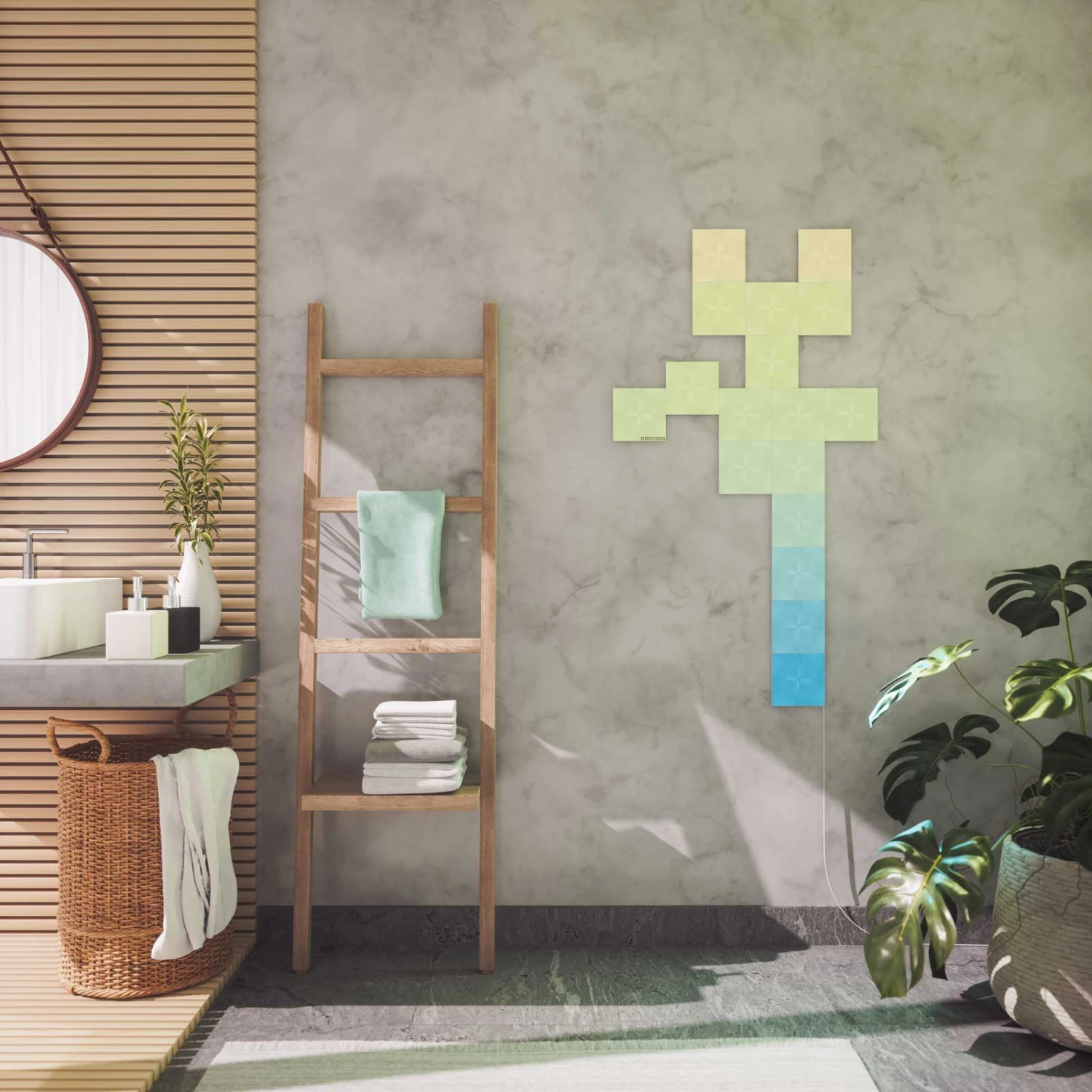 Nanoleaf Canvas Starter Kit Mit 17 Light Panels 9 Nanoleaf Canvas Starter Kit Mit 17 Light Panels – Bild 9