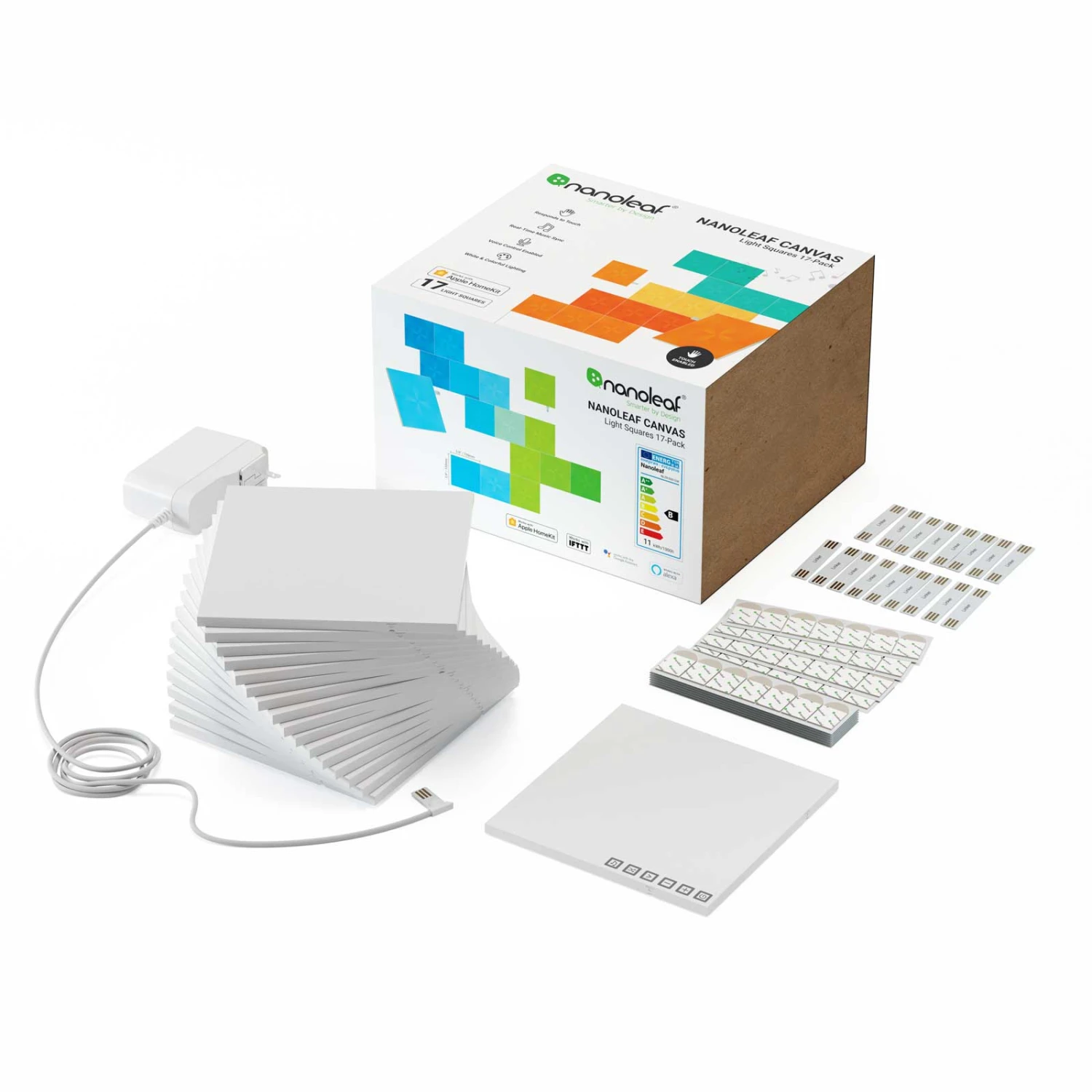 Nanoleaf Canvas Starter Kit Mit 17 Light Panels 1 Nanoleaf Canvas Starter Kit Mit 17 Light Panels