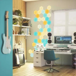 Nanoleaf Shapes Hexagons, Starter Set, 15 Panels 15 Nanoleaf Shapes Hexagons, Starter Set, 15 Panels -Paulmann Verkaufsgeschäft 6730027 6