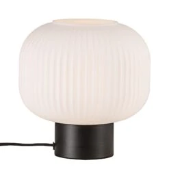 Nordlux Tischleuchte Milford Mit Glasschirm, Fuß Schwarz 6 Nordlux Tischleuchte Milford Mit Glasschirm, Fuß Schwarz -Paulmann Verkaufsgeschäft 7006306 2