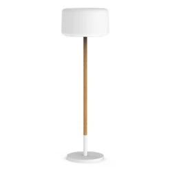 Newgarden Chloe Plant Solar-Stehleuchte Holz