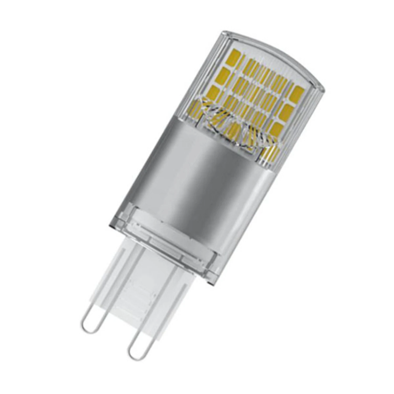 OSRAM LED-Stiftsockellampe G9 4,2W 2.700K Klar 2er 1 OSRAM LED-Stiftsockellampe G9 4,2W 2.700K Klar 2er