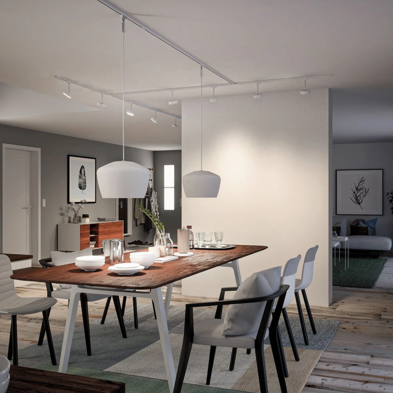 Paulmann URail Schiene HV 0,5 M, Weiß 4 Paulmann URail Schiene HV 0,5 M, Weiß – Bild 4