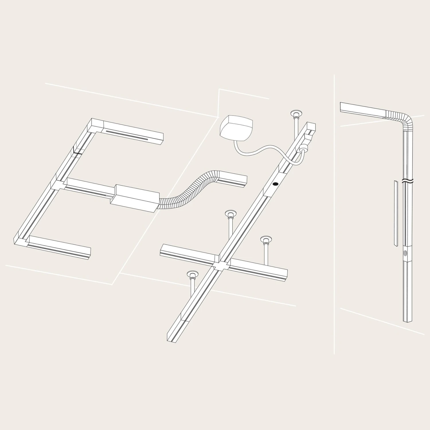 Paulmann URail Schiene HV 0,5 M, Weiß 6 Paulmann URail Schiene HV 0,5 M, Weiß – Bild 6