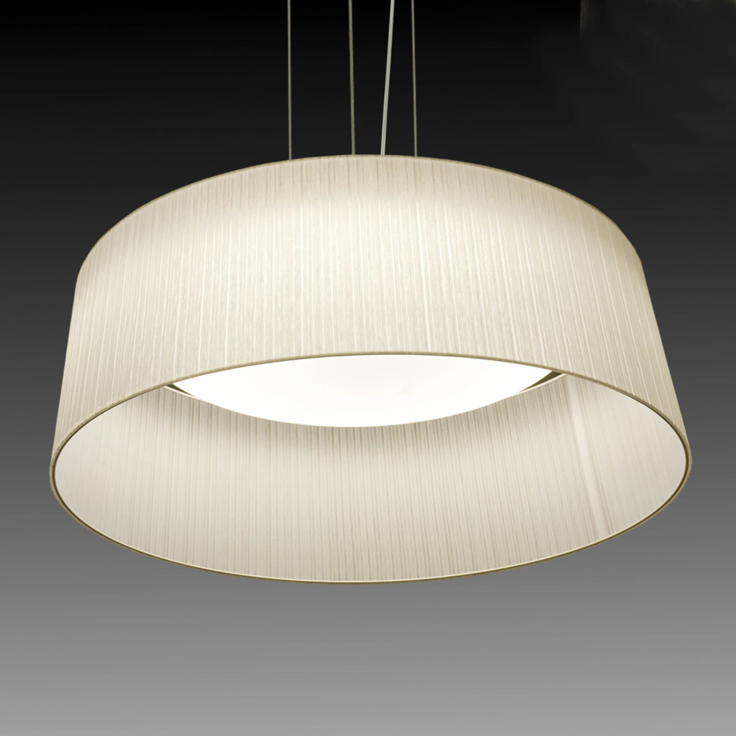 Hängeleuchte Ganzo, Weiß, Ø 60cm 1 Hängeleuchte Ganzo, Weiß, Ø 60cm