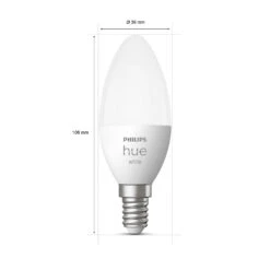 Philips Hue White 5,5W E14 LED-Kerzenlampe 2er-Set 9 Philips Hue White 5,5W E14 LED-Kerzenlampe 2er-Set -Paulmann Verkaufsgeschäft 7534161 3