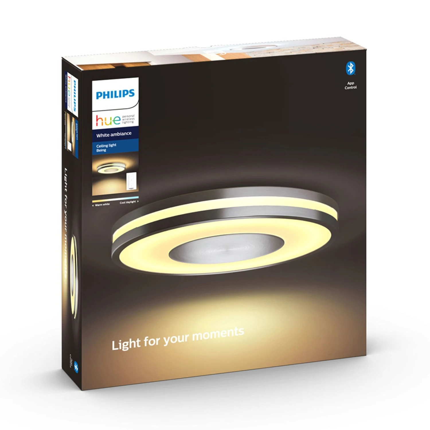 Philips Hue White Ambiance Being Deckenlampe Alu 7 Philips Hue White Ambiance Being Deckenlampe Alu – Bild 7