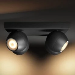 Philips Hue Buckram 4-flammig Dimmschalter Schwarz 7 Philips Hue Buckram 4-flammig Dimmschalter Schwarz -Paulmann Verkaufsgeschäft 7534228 2
