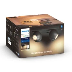 Philips Hue Buckram 4-flammig Dimmschalter Schwarz 9 Philips Hue Buckram 4-flammig Dimmschalter Schwarz -Paulmann Verkaufsgeschäft 7534228 4