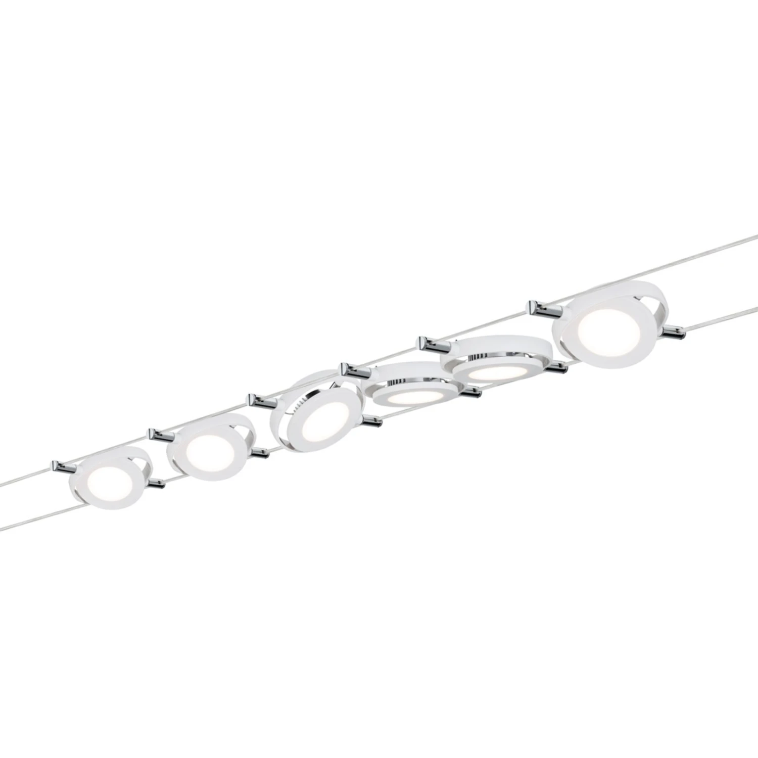 Paulmann RoundMac LED-Seilsystem, 6-flammig 2 Paulmann RoundMac LED-Seilsystem, 6-flammig – Bild 2