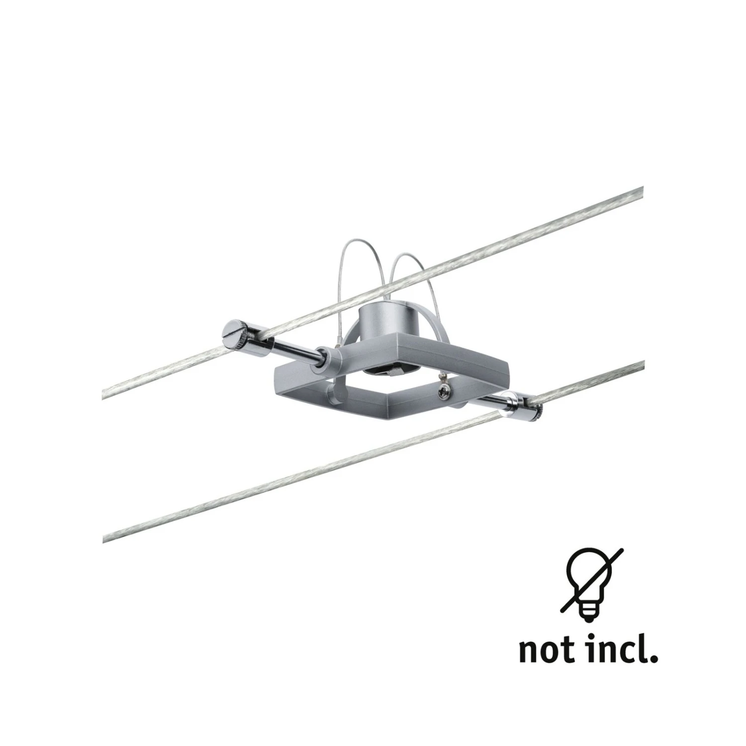 Paulmann Mac II Spot Für Seilsystem, Chrom Matt 9 Paulmann Mac II Spot Für Seilsystem, Chrom Matt – Bild 9