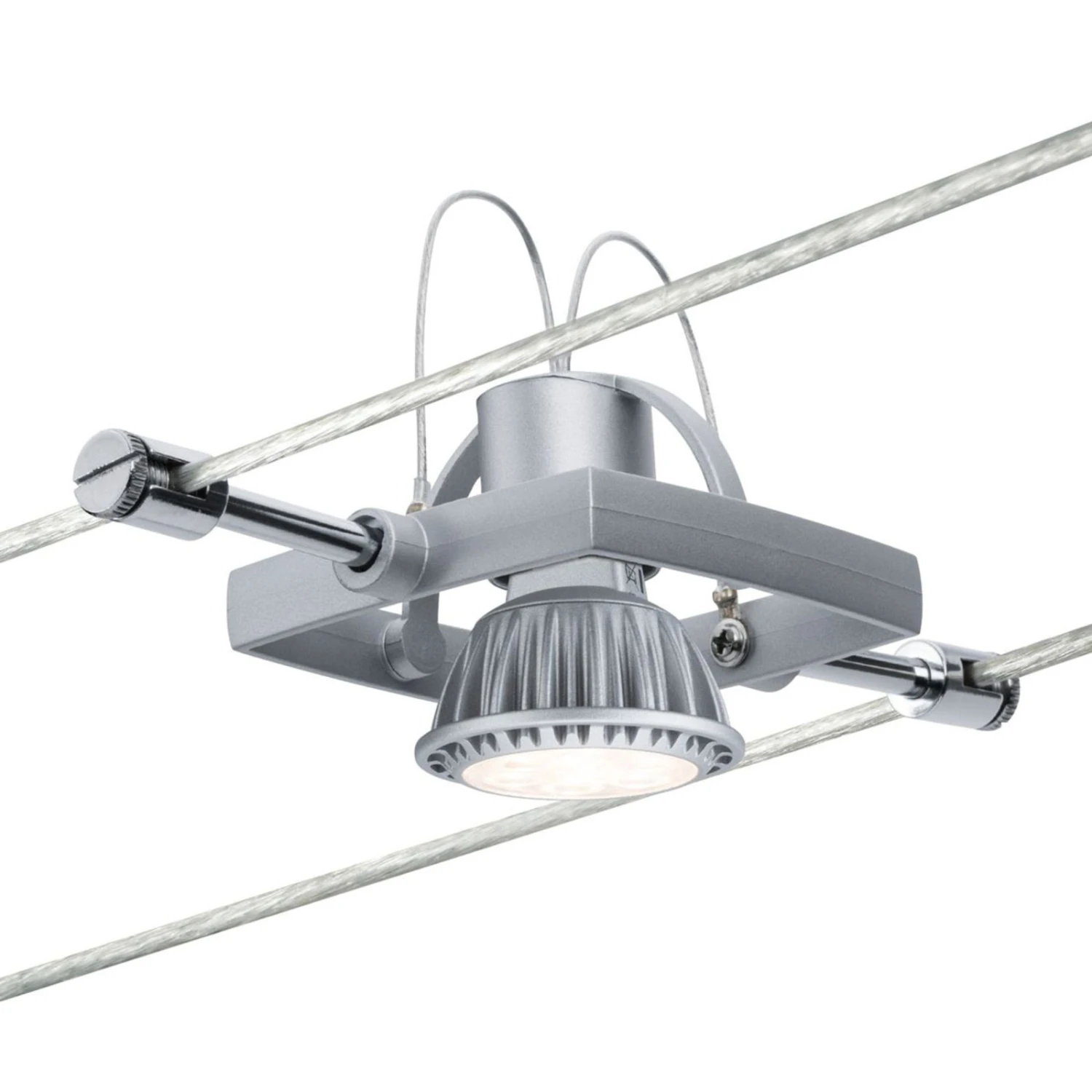 Paulmann Mac II Spot Für Seilsystem, Chrom Matt 1 Paulmann Mac II Spot Für Seilsystem, Chrom Matt