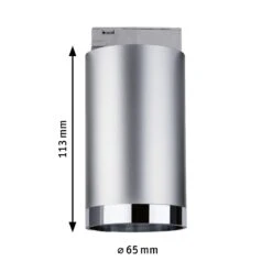 Paulmann URail Spot Tube Chrom Matt 16 Paulmann URail Spot Tube Chrom Matt -Paulmann Verkaufsgeschäft 7602254 7
