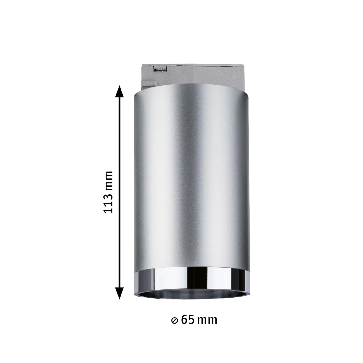 Paulmann URail Spot Tube Chrom Matt 9 Paulmann URail Spot Tube Chrom Matt – Bild 9