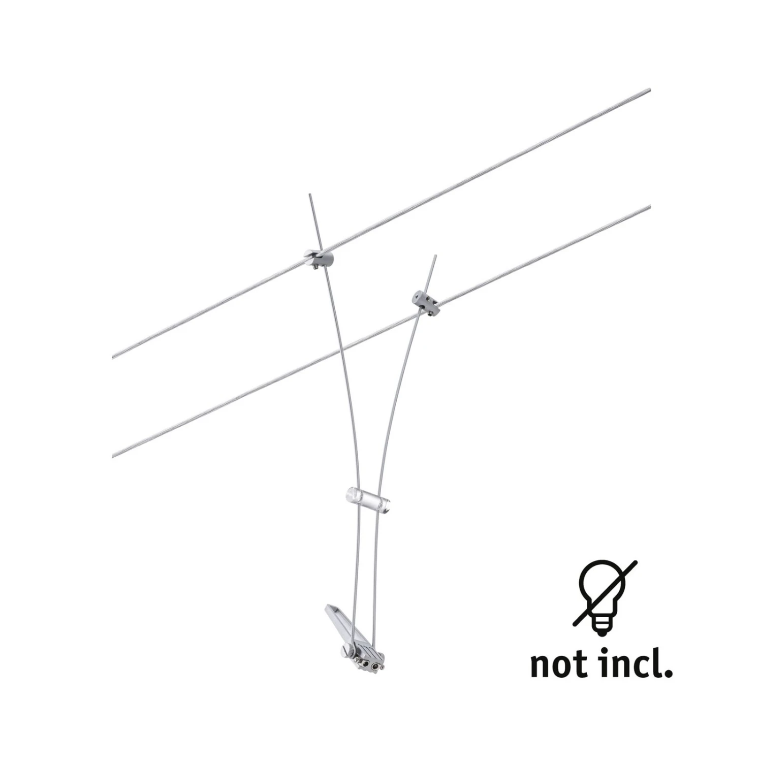 Paulmann Comet Einzelspot Für Seilsystem, Chrom 5 Paulmann Comet Einzelspot Für Seilsystem, Chrom – Bild 5