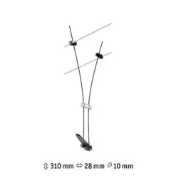 Paulmann Comet Einzelspot Für Seilsystem, Schwarz -Paulmann Verkaufsgeschäft 7602737 3