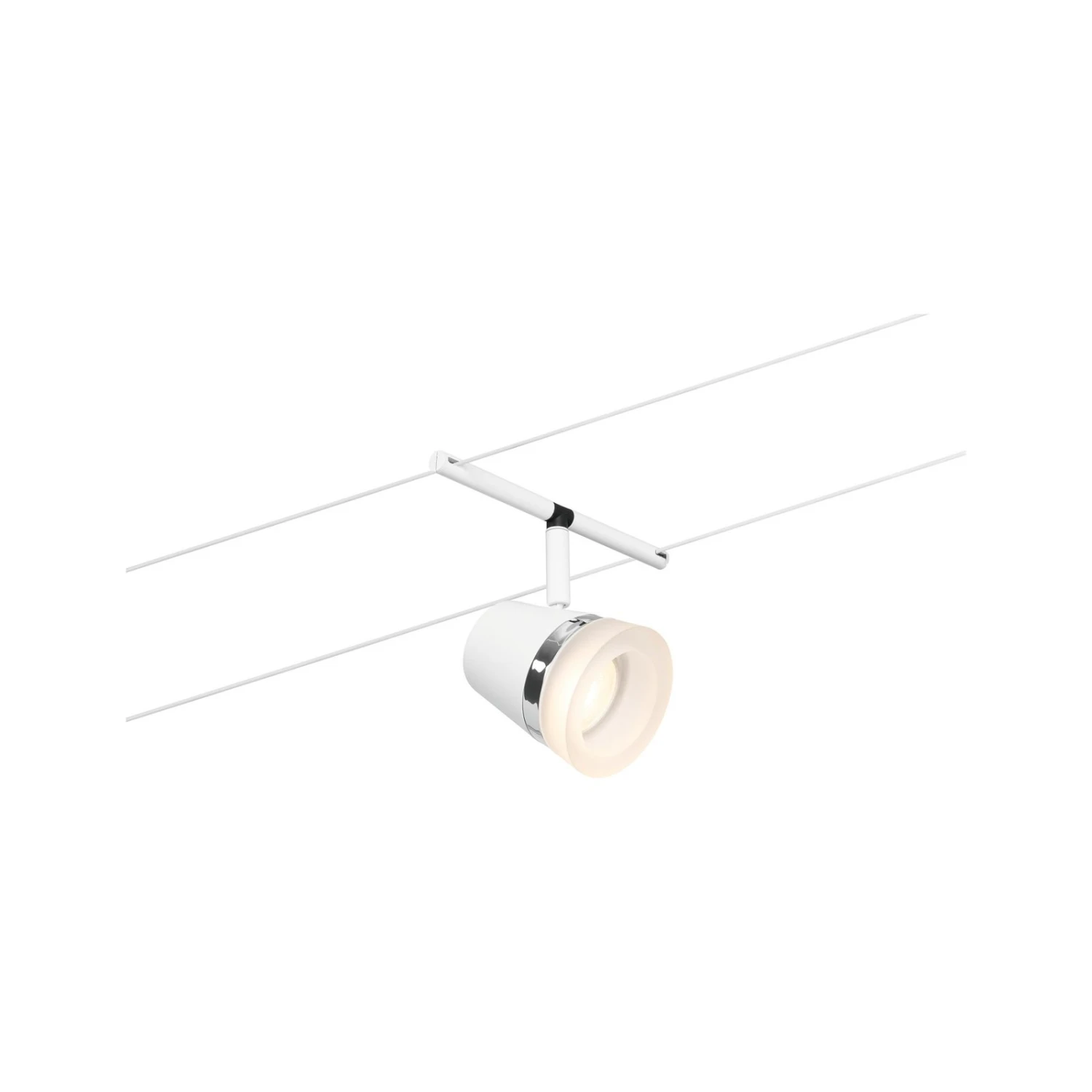 Paulmann Cone Seilsystem Basisset 5fl. Weiß Matt 5 Paulmann Cone Seilsystem Basisset 5fl. Weiß Matt – Bild 5