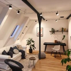 Paulmann Cone Seilsystem Basisset 5fl. Schwarz Mat -Paulmann Verkaufsgeschäft 7602837 8