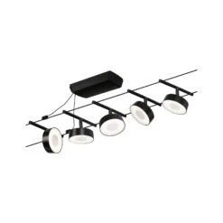 Paulmann Circle LED-Seilsystem 5fl. Schwarz Matt -Paulmann Verkaufsgeschäft 7602843 7