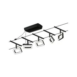 Paulmann Frame LED-Seilsystem 5fl. Schwarz Matt 16 Paulmann Frame LED-Seilsystem 5fl. Schwarz Matt -Paulmann Verkaufsgeschäft 7602846 7