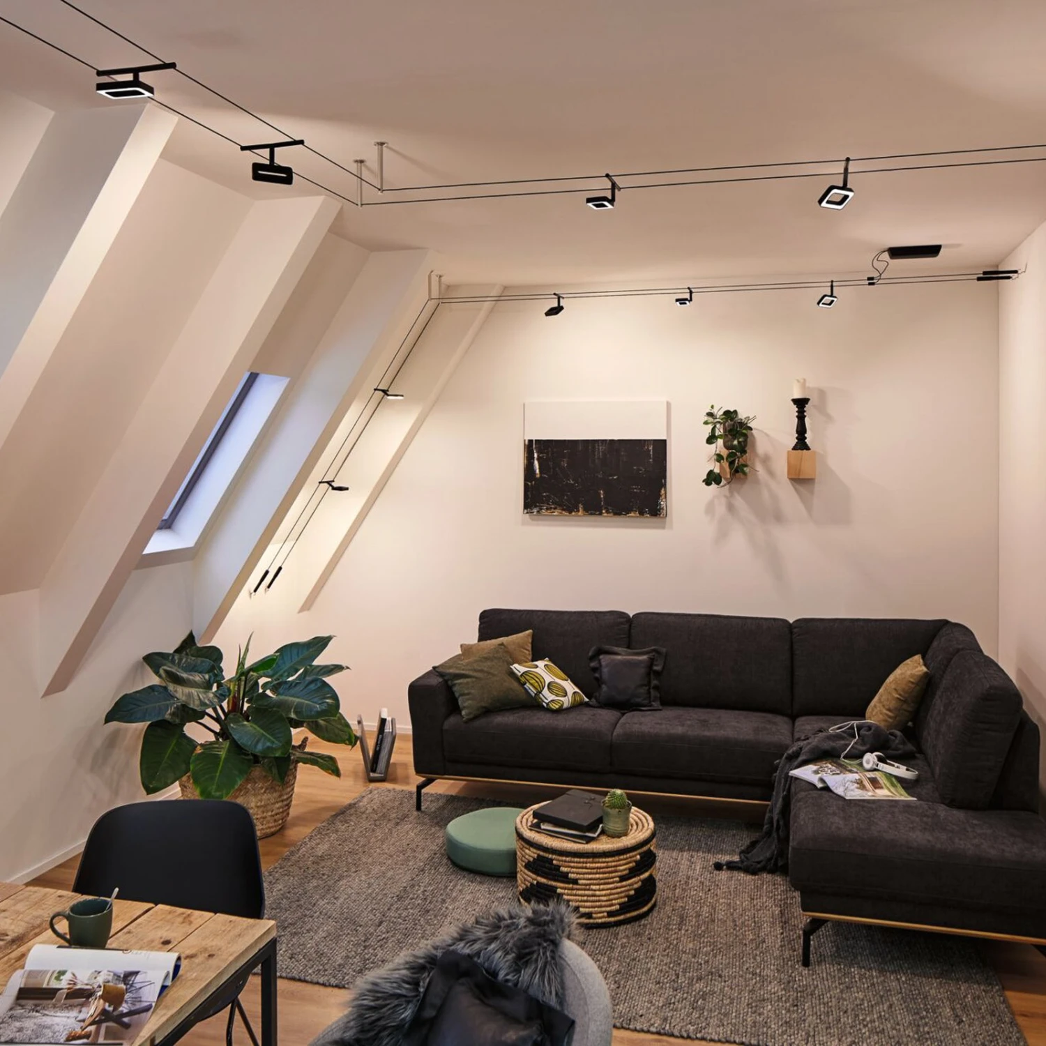 Paulmann Frame LED-Seilsystem 5fl. Schwarz Matt 9 Paulmann Frame LED-Seilsystem 5fl. Schwarz Matt – Bild 9