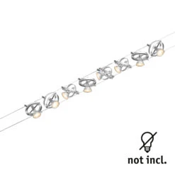 Paulmann Cardan Seilsystem Achtflammig, Chrom Matt -Paulmann Verkaufsgeschäft 7602847 5