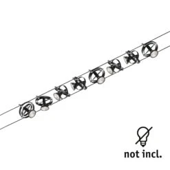 Paulmann Cardan Seilsystem Achtflammig, Schwarz M. -Paulmann Verkaufsgeschäft 7602849 4