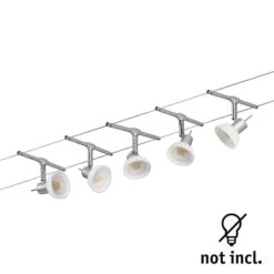 Paulmann Sheela Seilsystem 5fl. Chrom Matt 9 Paulmann Sheela Seilsystem 5fl. Chrom Matt -Paulmann Verkaufsgeschäft 7602919 2