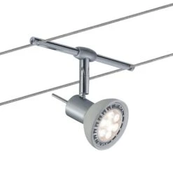 Paulmann Sheela Seilsystem 5fl. Chrom Matt 12 Paulmann Sheela Seilsystem 5fl. Chrom Matt -Paulmann Verkaufsgeschäft 7602919 5