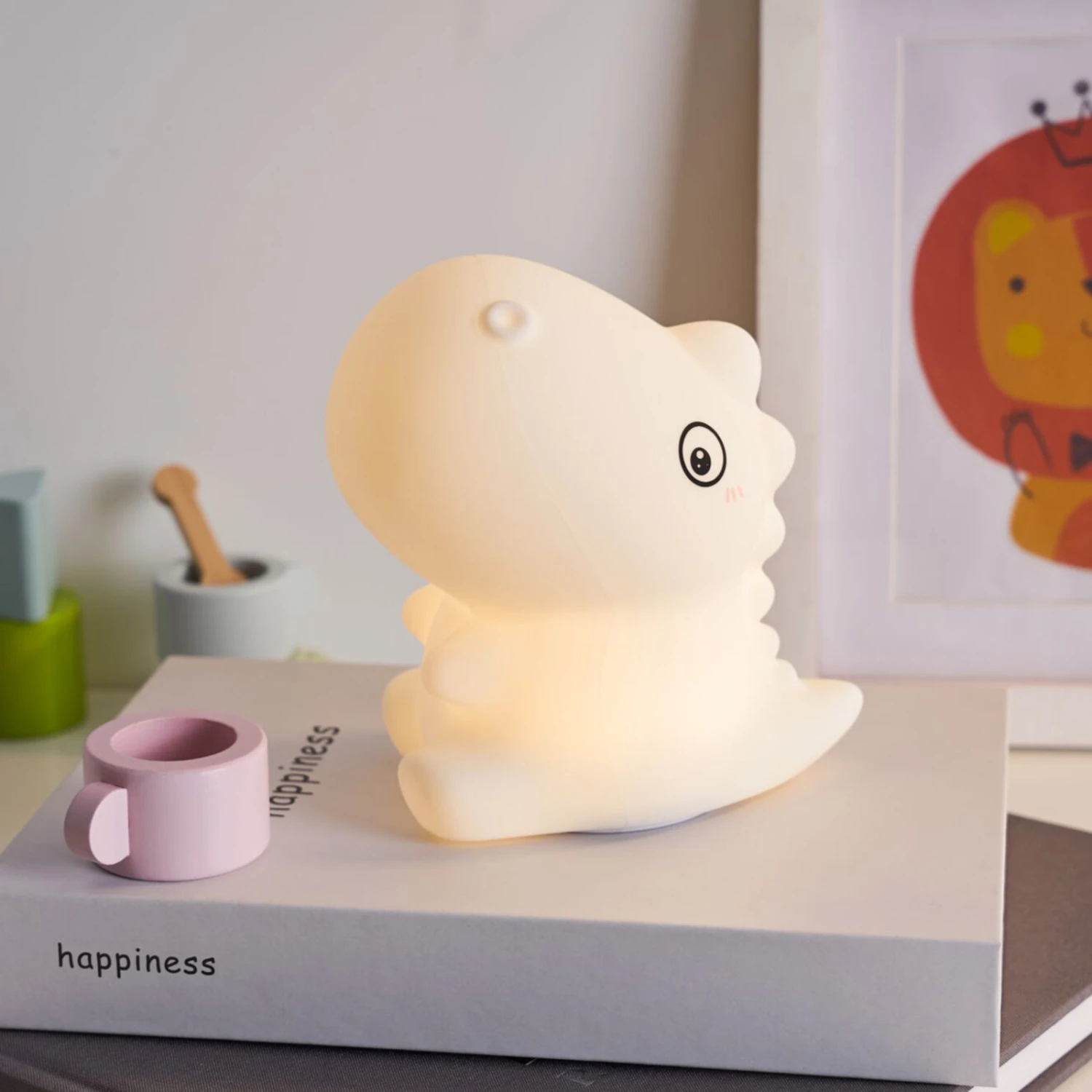 Pauleen Night Dino LED-Nachtlicht, USB, RGBW 2 Pauleen Night Dino LED-Nachtlicht, USB, RGBW – Bild 2