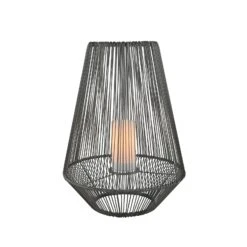 Paulmann Verkaufsgeschäft 44 LED-Solartischleuchte Mineros, Grau, Höhe 51 Cm
