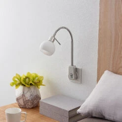 Lindby Aeryn Steckdosenleuchte, Flexarm, Schalter -Paulmann Verkaufsgeschäft 8032242 4