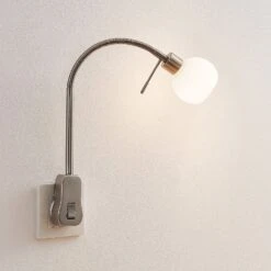 Lindby Aeryn Steckdosenleuchte, Flexarm, Schalter -Paulmann Verkaufsgeschäft 8032242 5