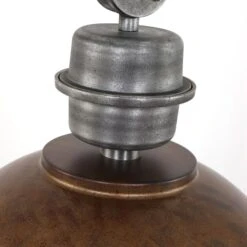 Braune Hängeleuchte Bikkel XXL Im Industriedesign 7 Braune Hängeleuchte Bikkel XXL Im Industriedesign -Paulmann Verkaufsgeschäft 8509750 2