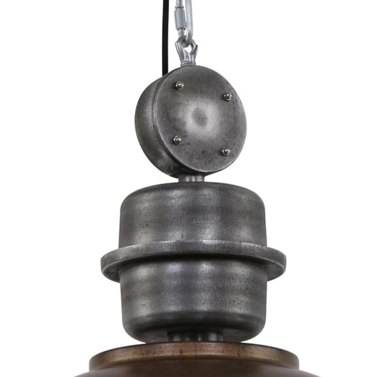 Braune Hängeleuchte Bikkel XXL Im Industriedesign 5 Braune Hängeleuchte Bikkel XXL Im Industriedesign – Bild 5