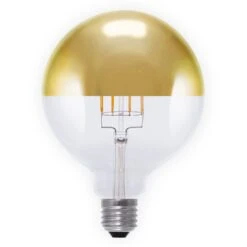LED-Kopfspiegellampe E27 7W Gold