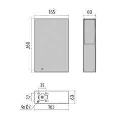 LED-Sockelleuchte Orion Post 260 Anthrazit 830 -Paulmann Verkaufsgeschäft 8542345 5