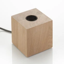 Tischlampe Trongo Würfel Eiche, Kabel Anthrazit -Paulmann Verkaufsgeschäft 8574408 2