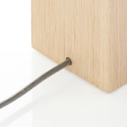 Tischlampe Trongo Würfel Eiche, Kabel Anthrazit -Paulmann Verkaufsgeschäft 8574408 4