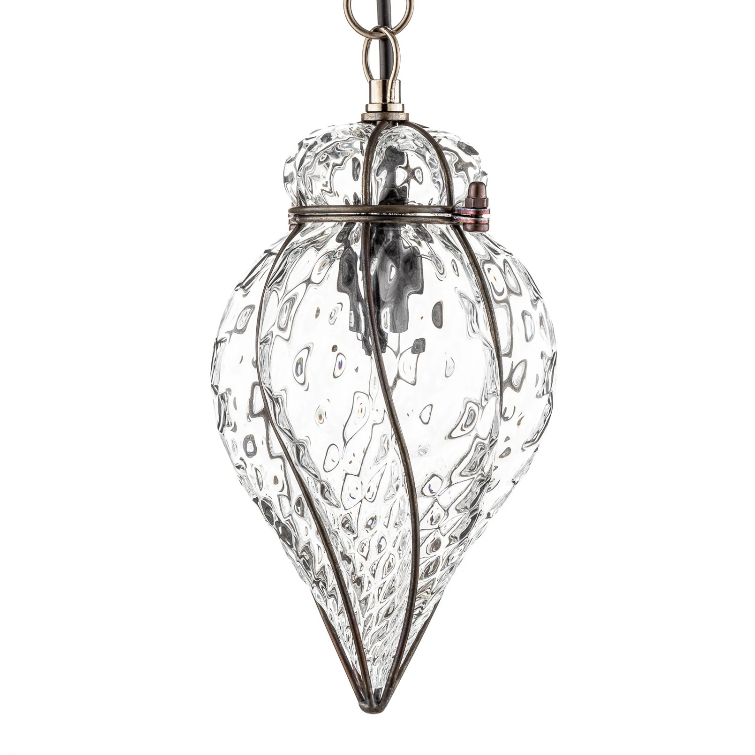 Hängeleuchte Goccia Mundgeblasen, Klar, 15 Cm 5 Hängeleuchte Goccia Mundgeblasen, Klar, 15 Cm – Bild 5