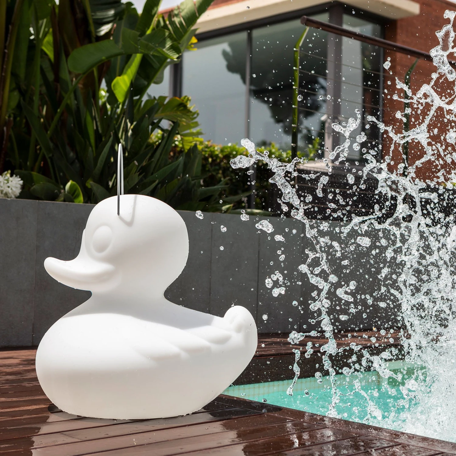 LED-Designleuchte DUCK-DUCK XL Für Außen In Weiß 5 LED-Designleuchte DUCK-DUCK XL Für Außen In Weiß – Bild 5