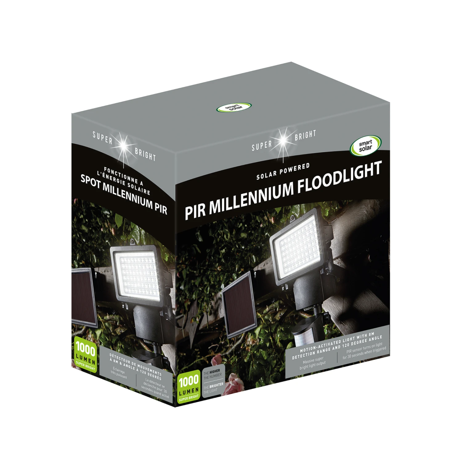 LED-Solar-Wandleuchte Millenium Mit Sensor 1 LED-Solar-Wandleuchte Millenium Mit Sensor