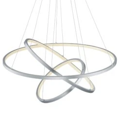 Trio WiZ Aaron Smarte LED-Hängeleuchte Nickel Matt