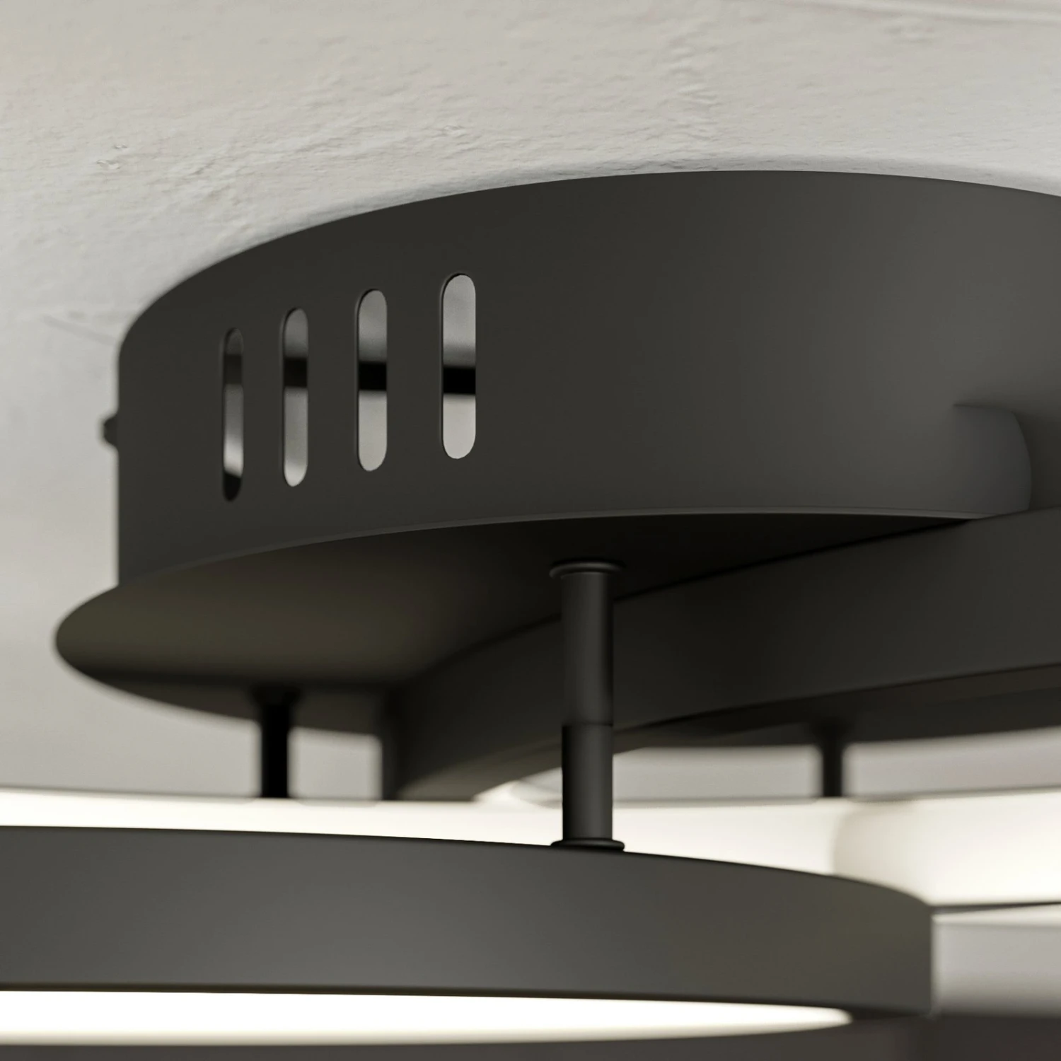 Trio WiZ Aaron Smarte LED-Deckenleuchte, Anthrazit 5 Trio WiZ Aaron Smarte LED-Deckenleuchte, Anthrazit – Bild 5